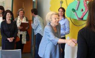 Prinses Beatrix bij Roffa